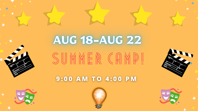 Toronto West -Aug 18-Aug 22- Acting Summer Camp